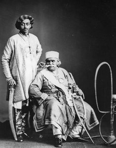 Maharajaen av Benares og hans sønn, ca. 1870-tallet